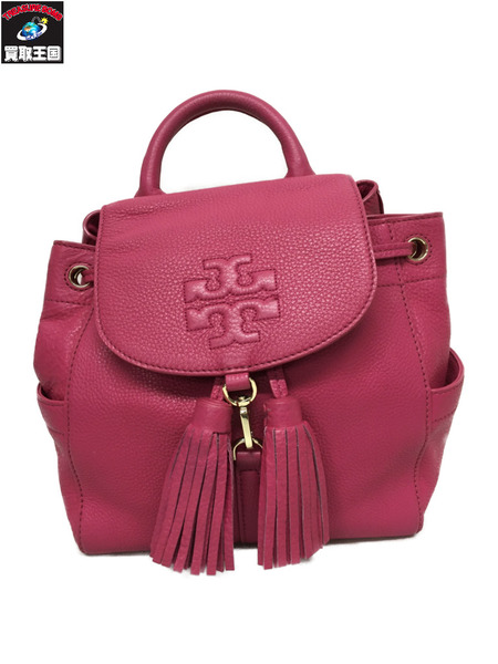 Tory Burch Thea Mini Leather Backpack レザーリュック ピンク[値下]