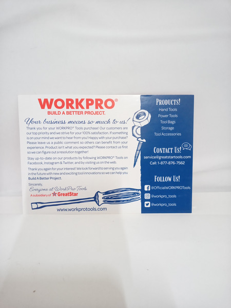 WORKPRO ソケットレンチセット ガレージツールセット ラチェットレンチ