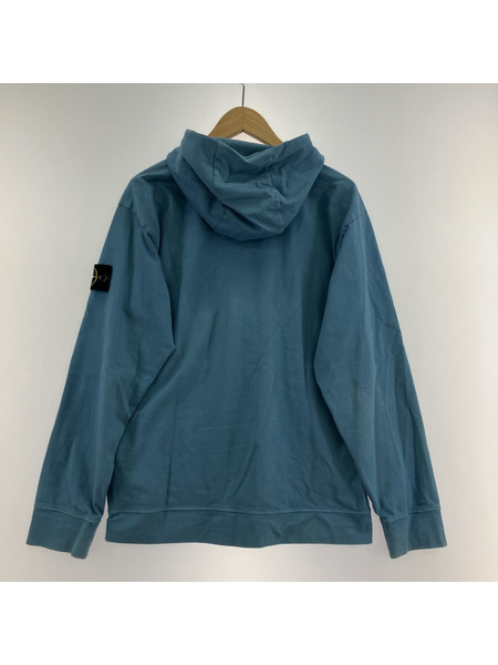 STONE ISLAND 22SS ガーメントダイヘビーコットンスムースジップフーディー M