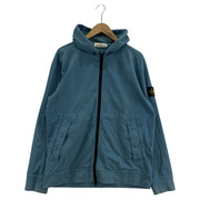 STONE ISLAND 22SS ガーメントダイヘビーコットンスムースジップフーディー M