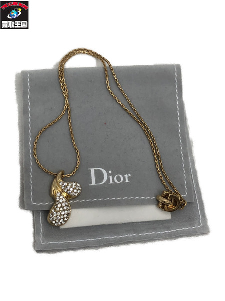 アクセサリー ネックレス/ゴールド/石付き