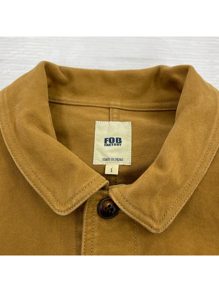 ジャケット FOB モールスキン イエロー 1