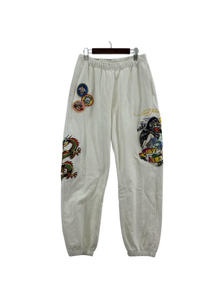 XLARGE×Ed Hardy SWEAT PANTS (L)