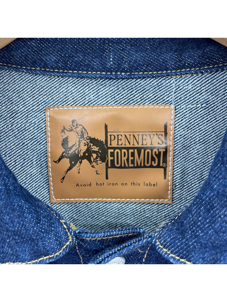 PENNEY'S FOREMOST デニムジャケット USA製/Pleats Jacket 1st (44)