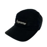 Supreme キャップ Linen Camp Cap 黒