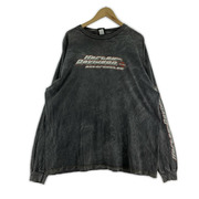 Harley-Davidson 長袖Tシャツ・カットソー 00s USA製 CYCLE CONNECTION ロンT