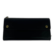 BACKDROP 長財布 レザー ロングウォレット 黒