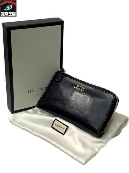 GUCCI L字ファスナー 長財布 黒 573116 GUCCI ロングウォレット 財布