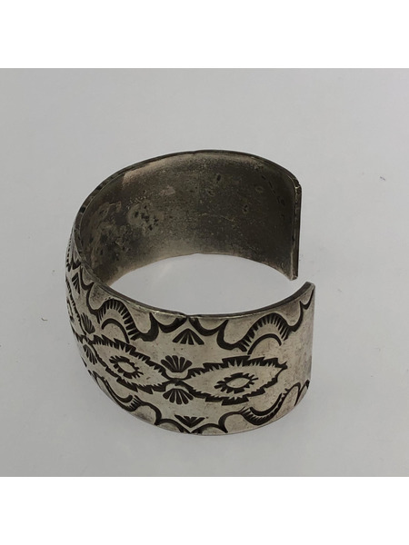 NAVAJO STAMPWORK STERLING バングル