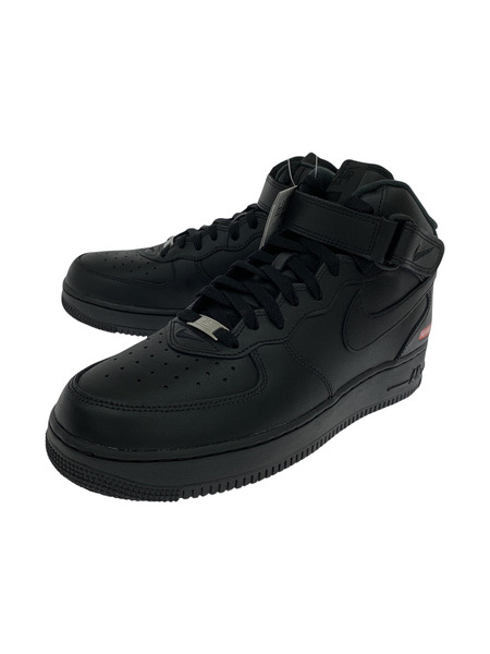 NIKE Supreme Air Force 1 Mid Black FW24 (28.0)