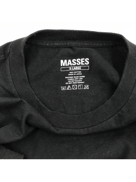 MASSES SSカットソー ブラック (XL)