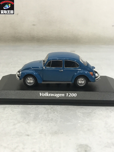 1/43スケールカー MAXICHAMPS 1/43 Volkswagen 1200 1983 ブルー