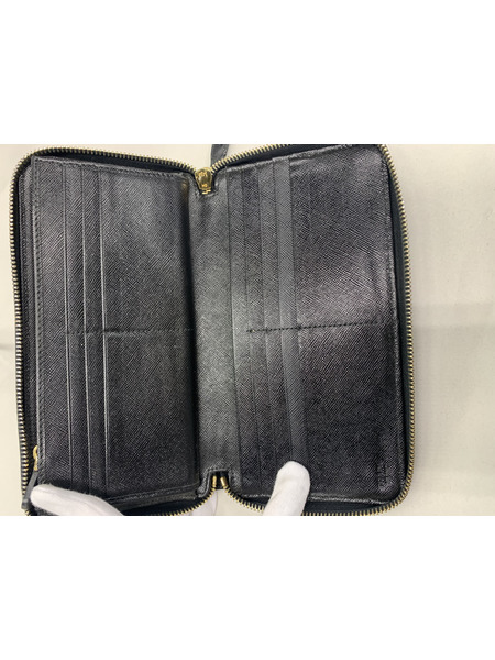 長財布 PRADA サフィアーノ 長財布 黒