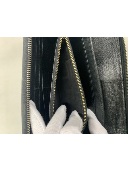 長財布 PRADA サフィアーノ 長財布 黒