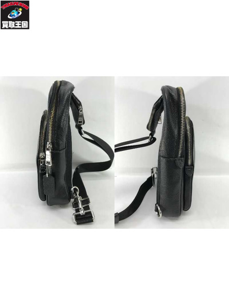 COACH  イーサンバックボディバック レザー 黒