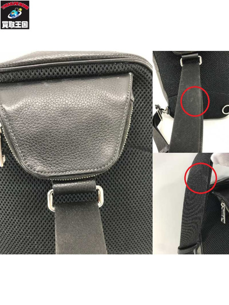 COACH  イーサンバックボディバック レザー 黒