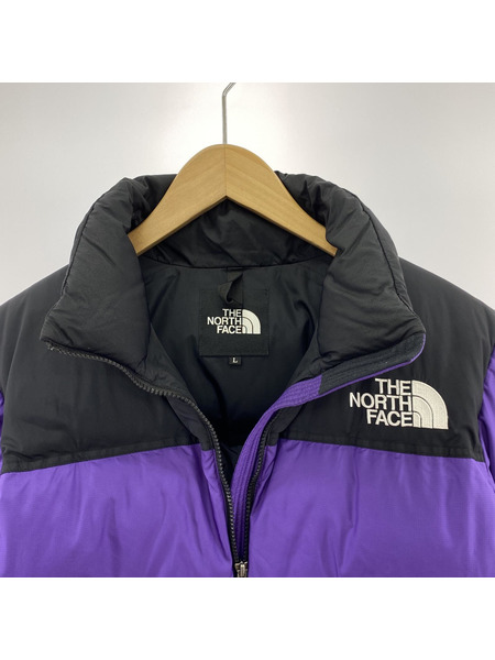 THE NORTH FACE NUPTSE JACKET L 紫 黒