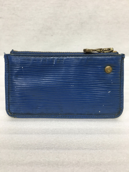 LOUIS VUITTON LV ポシェット・クレ エピ ブルー