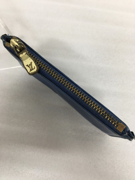 LOUIS VUITTON LV ポシェット・クレ エピ ブルー