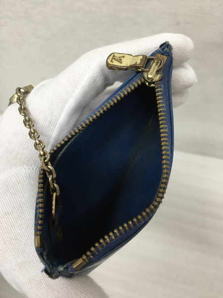 LOUIS VUITTON LV ポシェット・クレ エピ ブルー