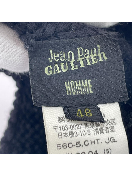 JEAN-PAUL GAULTIER ニットキャップ ビーニー/黒
