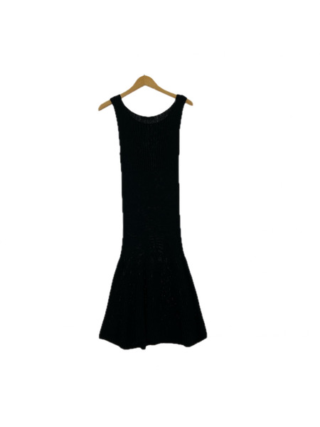 Rene N/Sニットワンピース/BLK/36
