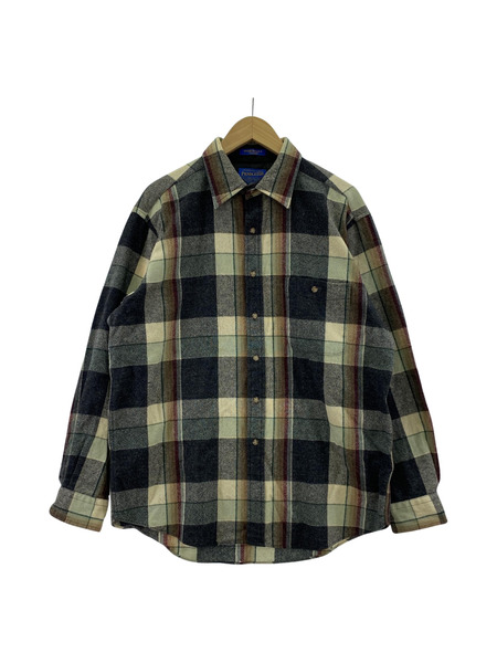 PENDLETON/90s/usa製/ウールチェックシャツ/L