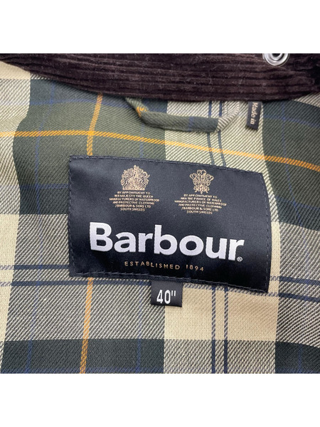 Barbour ジャケット bedale オイルドジャケット カーキ (40)