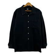 SEQUEL L/S オープンカラーシャツ ブラック (L)