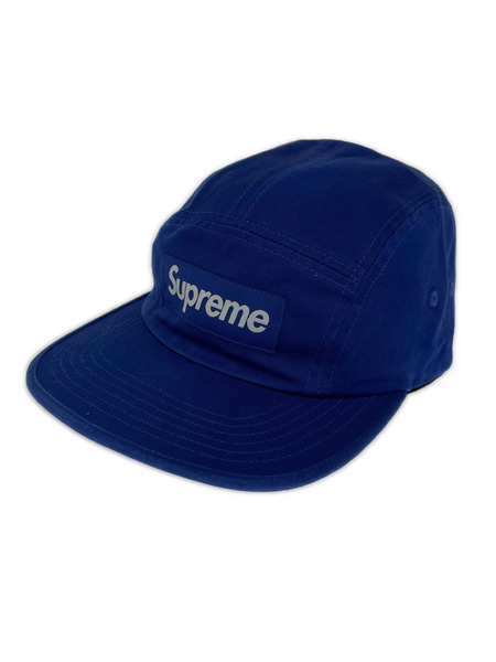 Supreme 26SS Washed Chino Twill Camp Cap Royal Blue
