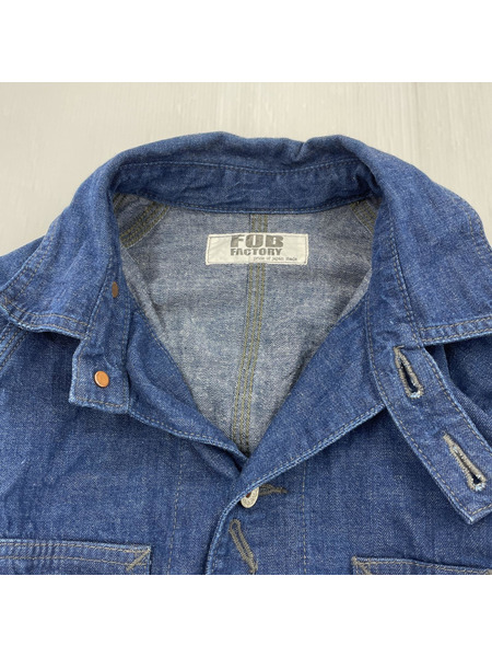 FOBFACTORY デニムジャケット 青[値下]