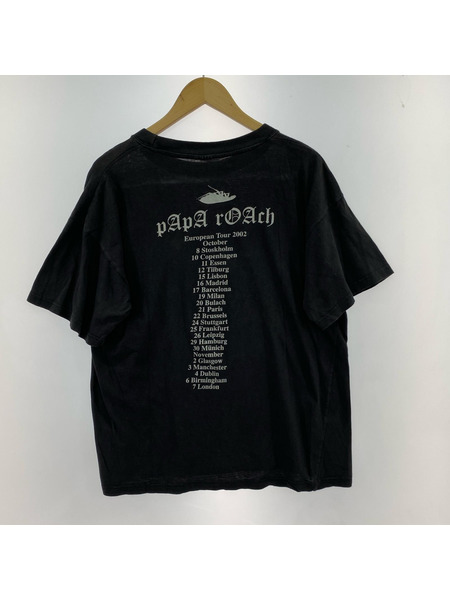 OLD・VINTAGE 半袖Tシャツ・カットソー PAPA ROACH 2002ユーロツアー (XL)