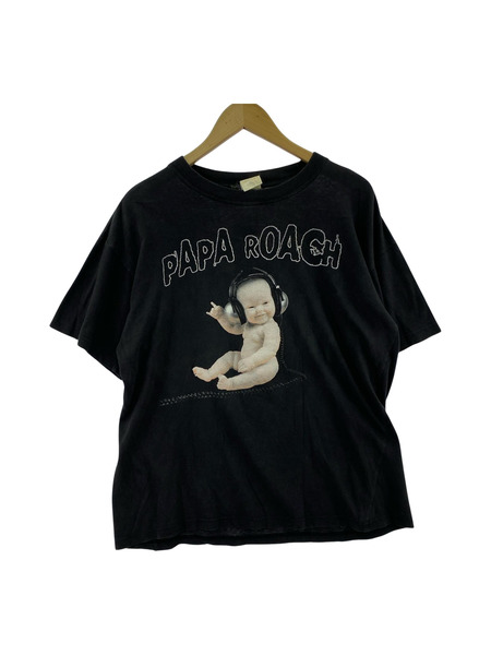 OLD・VINTAGE 半袖Tシャツ・カットソー PAPA ROACH 2002ユーロツアー (XL)