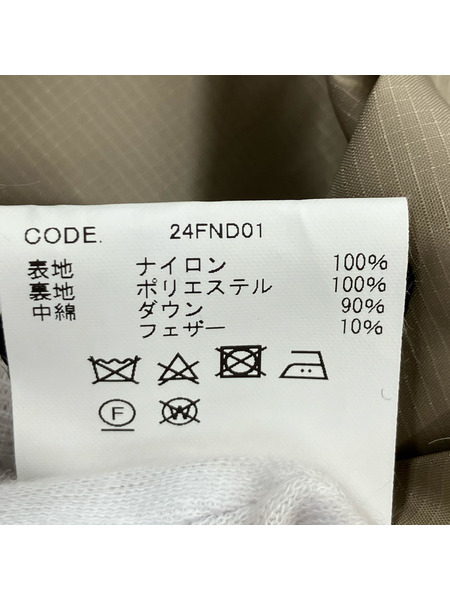URU DOWN VEST 24FND01 緑 (2) タグ付キ
