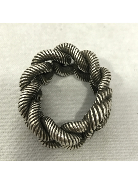 アクセサリー インターロッキング ゴルメット リング SV925 19号