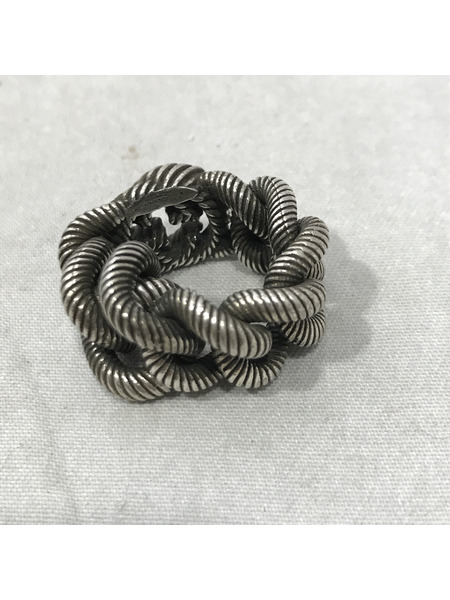 アクセサリー インターロッキング ゴルメット リング SV925 19号