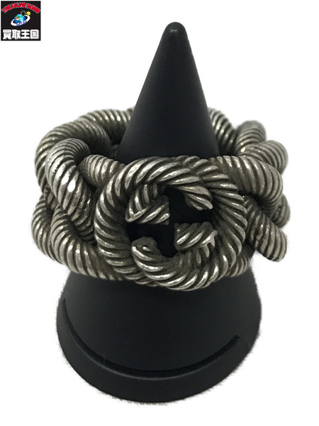 アクセサリー インターロッキング ゴルメット リング SV925 19号