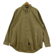 90s RRL 三ツ星タグ COTTON MILITARY SHIRT ミリタリーシャツ XL ベージュ