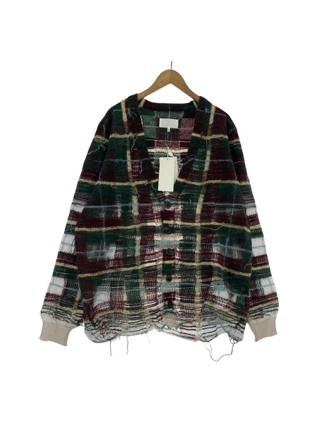 MAISON MARGIELA 23AW Distressed Knit Cardigan モヘヤカーディガン M