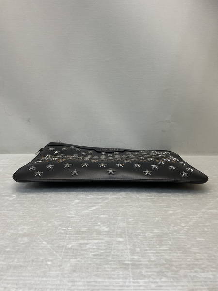 JIMMY CHOO DEREK スタースタッズ レザークラッチバッグ