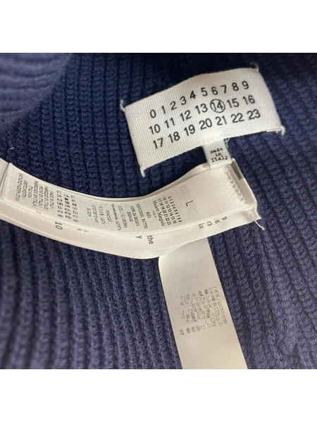 MAISON MARGIELA ニットキャップ 4ステッチ リブニット