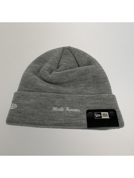 Supreme New Era Box Logo Beanie 　グレー