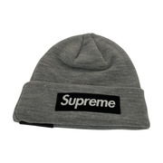 Supreme New Era Box Logo Beanie 　グレー