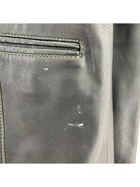 BALMAIN レザージャケット 羊革 13 黒