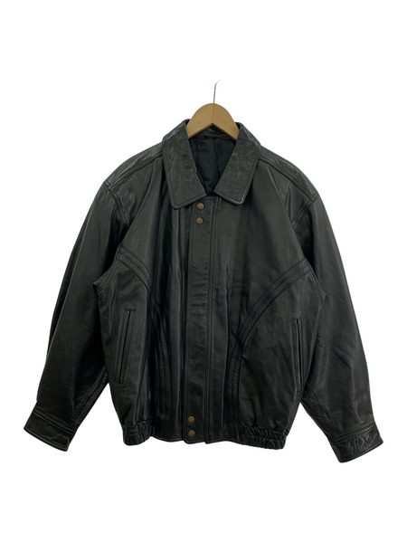 Aquascutum/レザージャケット/40/BLK