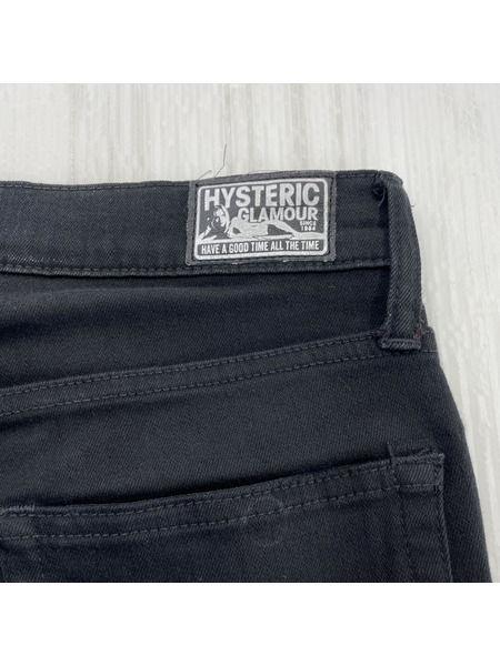 HYSTERIC GLAMOUR ダネージ加工スタッズスキニーパンツ(28)