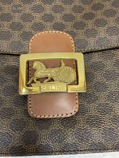 CELINE 馬車金具 マカダム ショルダーバッグ
