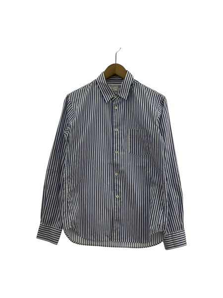 COMME des GARCONS SHIRT BOY　エルボーパッチストライプシャツ　S[値下]