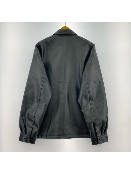 nano・universe レザージャケット フェイクレザー