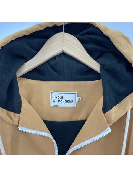 Drole de Monsieur HOODED NFPM JACKET フーデッドブルゾン S/M キャメル